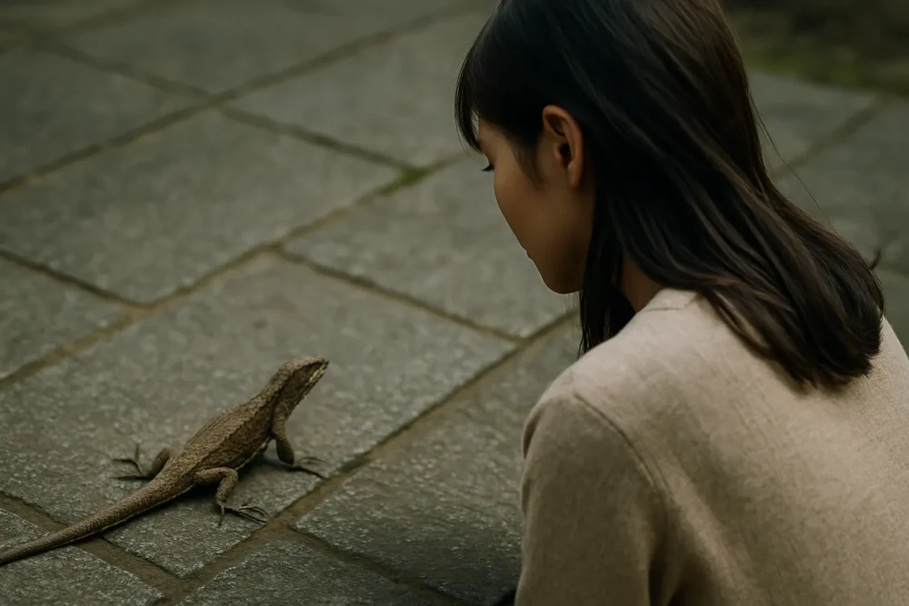 トカゲを見たときに受け取るべき心のサイン
