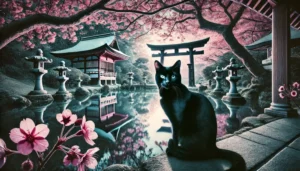 神社で黒猫に遭遇！そのスピリチュアルな深い意味とは？